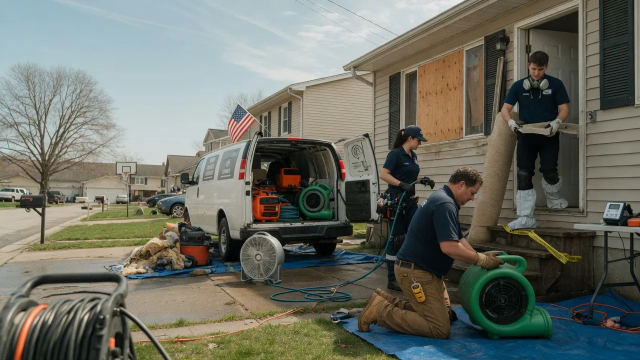 Water Damage Restoration in Steger, IL near me